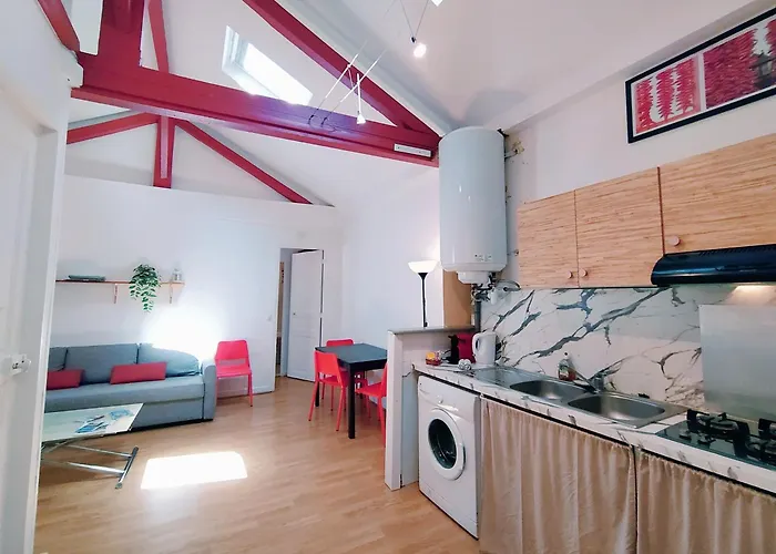 公寓 Mounette Etxea 比亚里茨